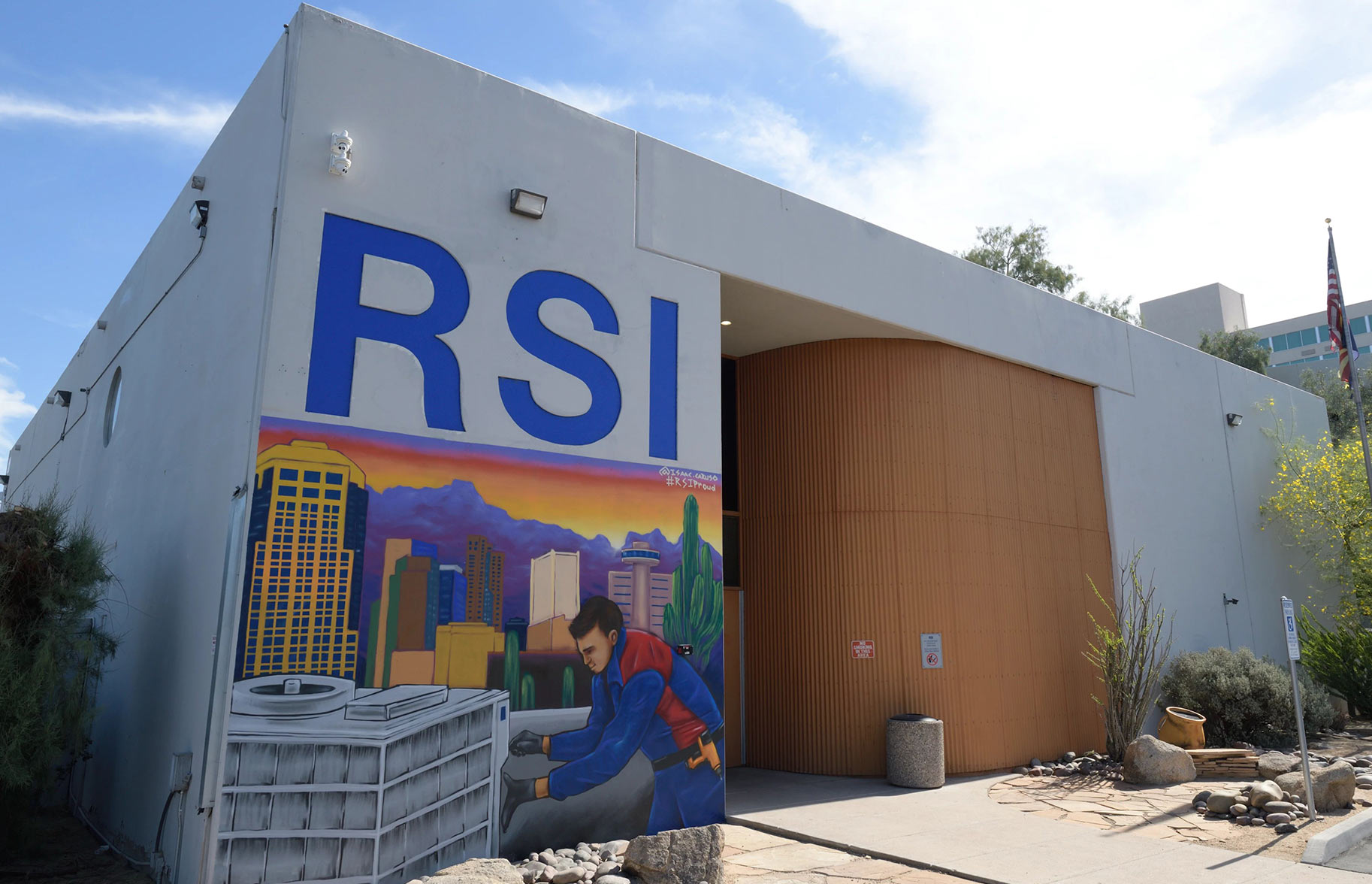 Front of The Refrigeration School campus building in Phoenix, AZ